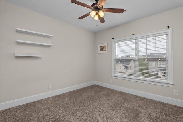 322 Pump House Rd, Evans, GA 30809 - carpeted empty room with ceiling fan and baseboards