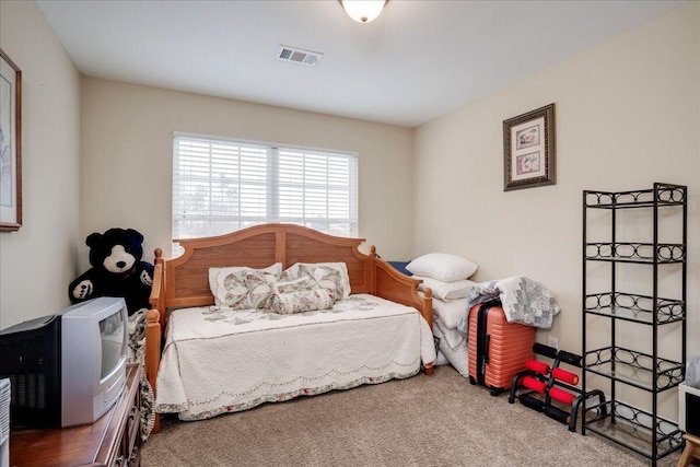 bedroom with carpet floors