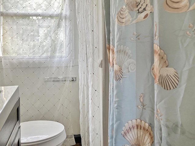599 Twin Oaks Rd, Thomson, GA 30824 - bathroom with toilet and vanity