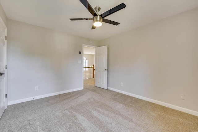 4142 Quinn Dr, Evans, GA 30809 - empty room with a ceiling fan and light carpet
