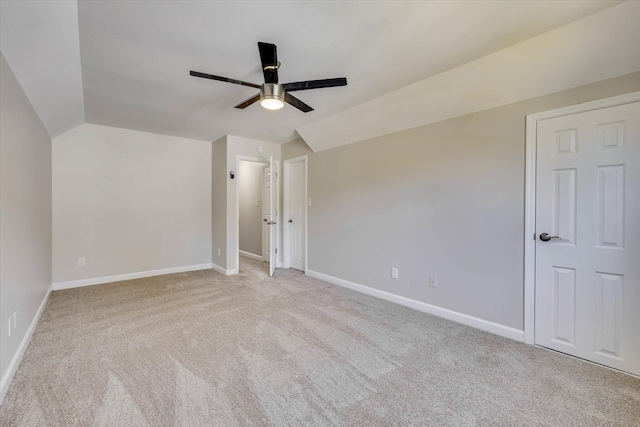 4142 Quinn Dr, Evans, GA 30809 - carpeted empty room featuring lofted ceiling and ceiling fan
