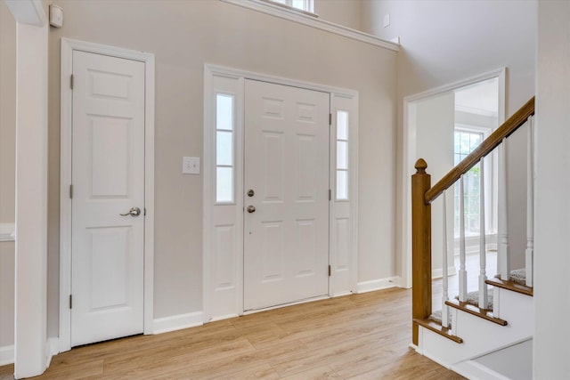 4142 Quinn Dr, Evans, GA 30809 - foyer featuring stairs and light wood-style floors