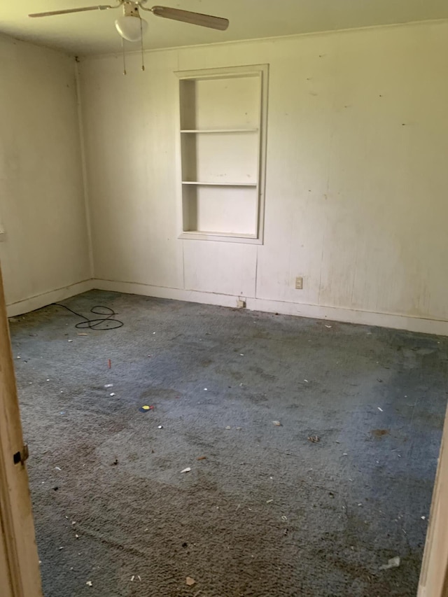 1555 Koger St, Augusta, GA 30904 - unfurnished room featuring ceiling fan and built in features