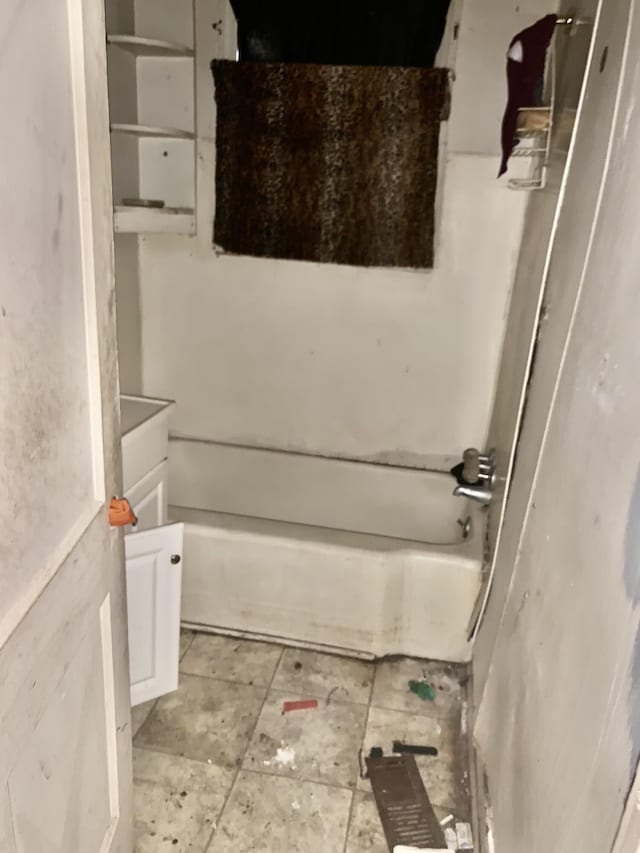 1555 Koger St, Augusta, GA 30904 - bathroom with tile patterned flooring, shower / bathtub combination, and vanity