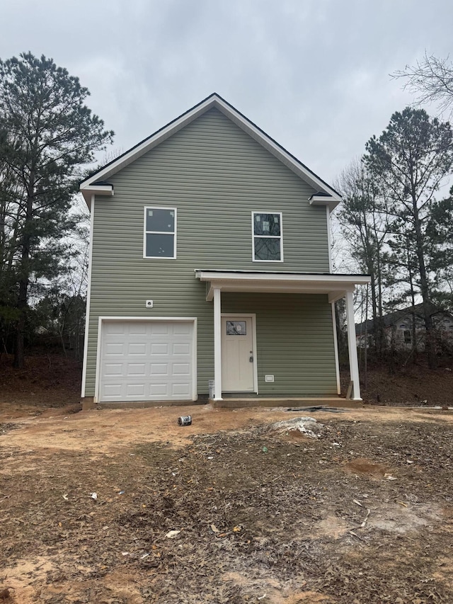 view of front of home featuring an attached garage