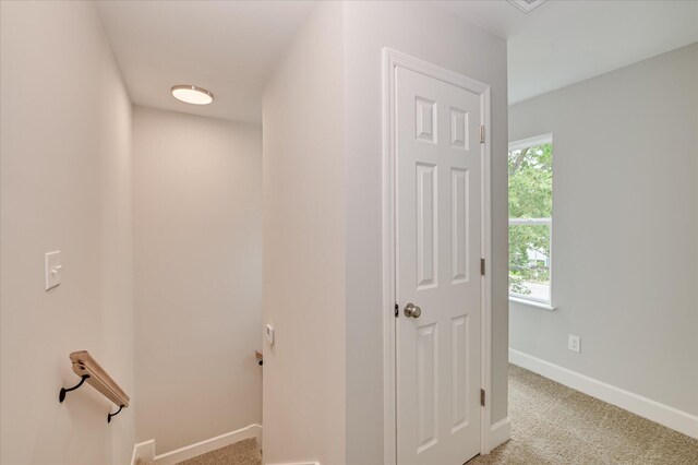 2815 Ridge Crest Dr, Hephzibah, GA 30815 - hallway featuring baseboards and light colored carpet