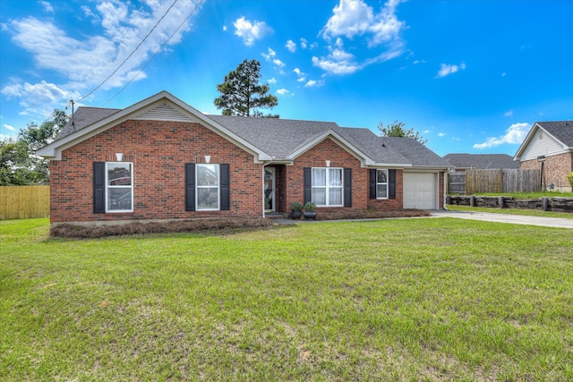 3643 Stanton Ct, Augusta, GA 30906 - ranch-style home featuring driveway, brick siding, a garage, and a shingled roof