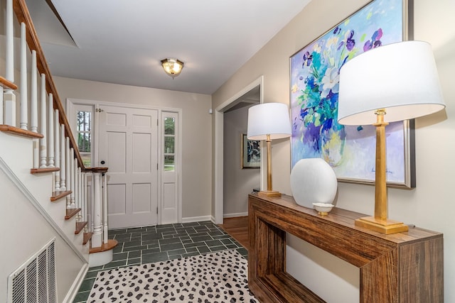 3247 Ramsgate Rd, Augusta, GA 30909 - entryway with stairway and baseboards