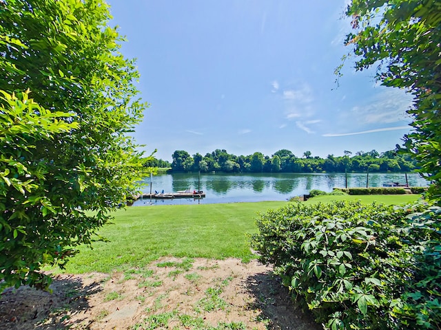 690 Riverfront Dr, Augusta, GA 30901 - property view of water with a boat dock