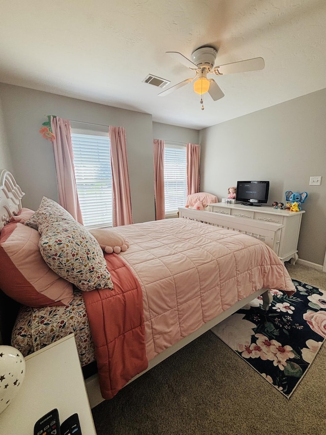 517 Avrett Ct, Evans, GA 30809 - carpeted bedroom with ceiling fan