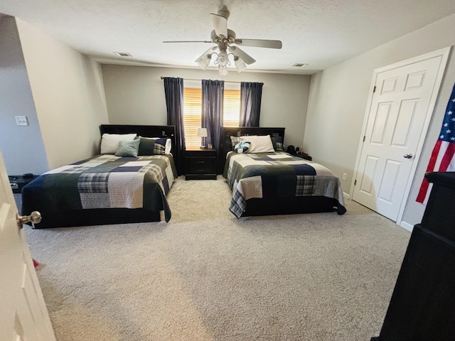 517 Avrett Ct, Evans, GA 30809 - bedroom featuring light colored carpet and a ceiling fan