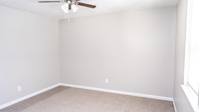 2154 Peppermint Pl, Augusta, GA 30906 - carpeted spare room with a ceiling fan, baseboards, and a textured ceiling