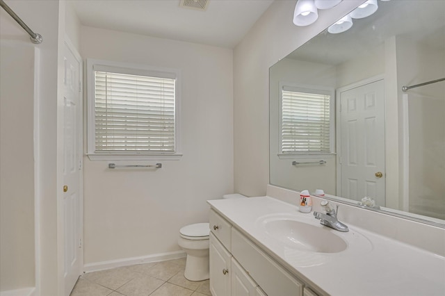 392 Sandleton Way, Evans, GA 30809 - full bathroom featuring vanity, tile patterned flooring, and a shower