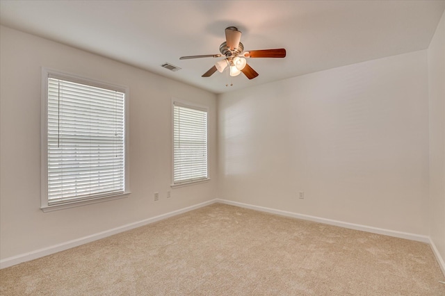 392 Sandleton Way, Evans, GA 30809 - carpeted spare room featuring a ceiling fan and baseboards