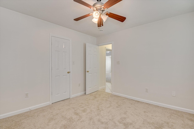 392 Sandleton Way, Evans, GA 30809 - spare room featuring light carpet and ceiling fan