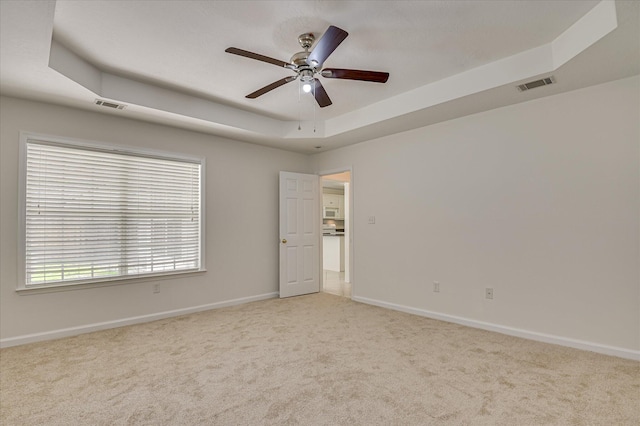 392 Sandleton Way, Evans, GA 30809 - carpeted empty room featuring a raised ceiling and ceiling fan