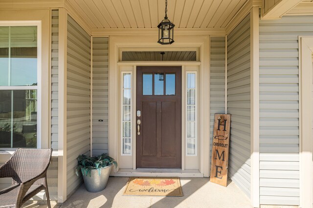 view of entrance to property