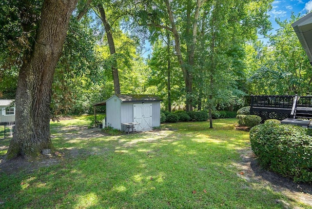 134 Robin Rd, Barnwell, SC 29812 - view of green lawn with a storage unit