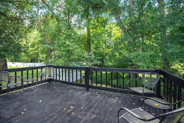 134 Robin Rd, Barnwell, SC 29812 - view of wooden terrace