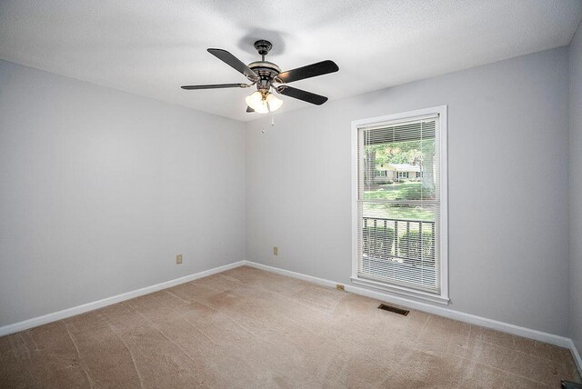 134 Robin Rd, Barnwell, SC 29812 - unfurnished room featuring carpet flooring and ceiling fan