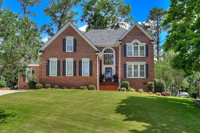 3501 Lonesome Pine Ct, Martinez, GA 30907 - colonial-style house featuring a front lawn and brick siding