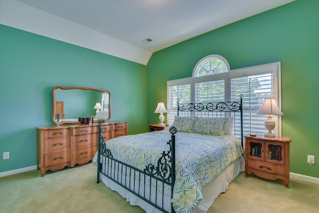 3501 Lonesome Pine Ct, Martinez, GA 30907 - carpeted bedroom featuring lofted ceiling and baseboards