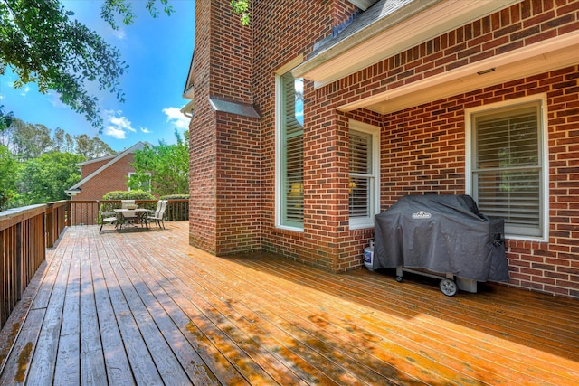3501 Lonesome Pine Ct, Martinez, GA 30907 - deck with outdoor dining area and area for grilling
