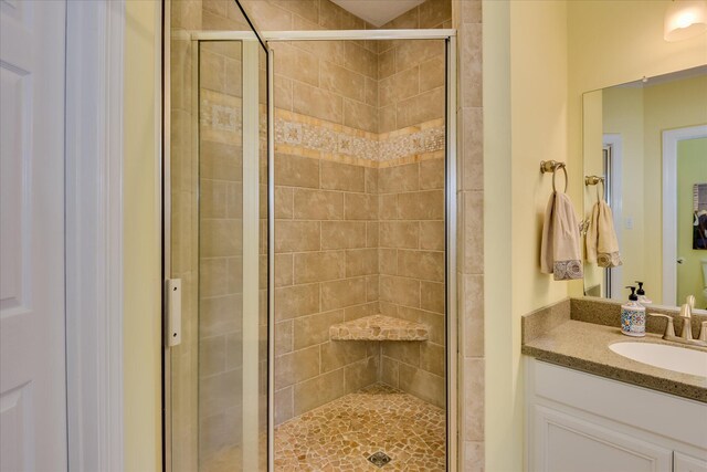 3501 Lonesome Pine Ct, Martinez, GA 30907 - bathroom with a stall shower and vanity
