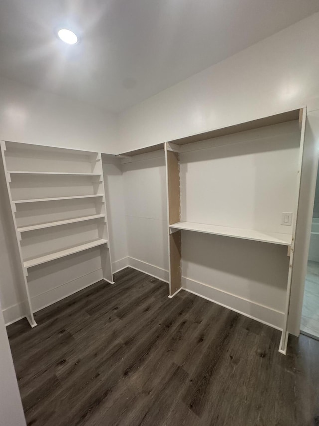 314 Hancock Cir, Mccormick, SC 29835 - spacious closet featuring dark wood finished floors
