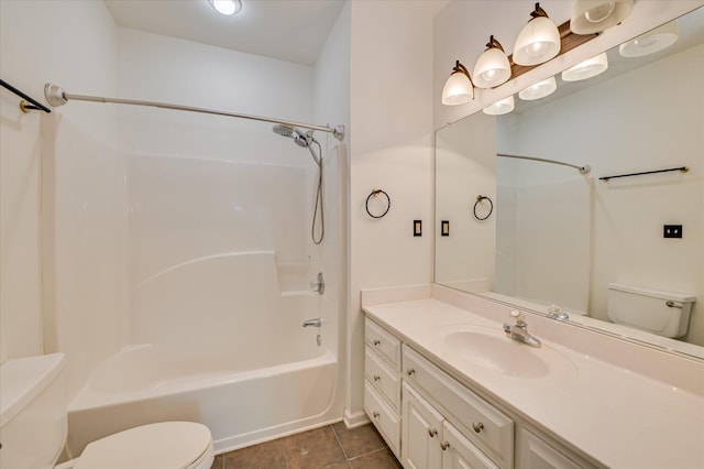 227 Water Oak Dr, Augusta, GA 30904 - full bathroom with shower / bath combination, vanity, and tile patterned flooring