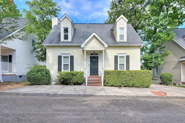 227 Water Oak Dr, Augusta, GA 30904 - cape cod home featuring roof with shingles and a chimney
