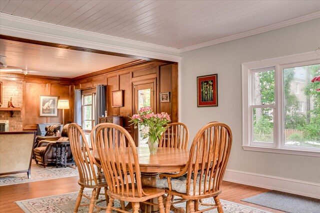 710 Somerset Way, Augusta, GA 30909 - dining room featuring wood finished floors and crown molding