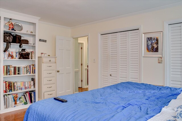 710 Somerset Way, Augusta, GA 30909 - bedroom with ornamental molding and wood finished floors