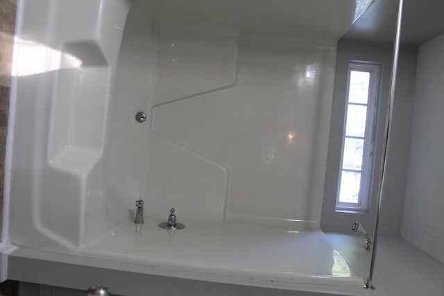 bathroom with a bath