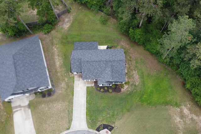 view from above of property