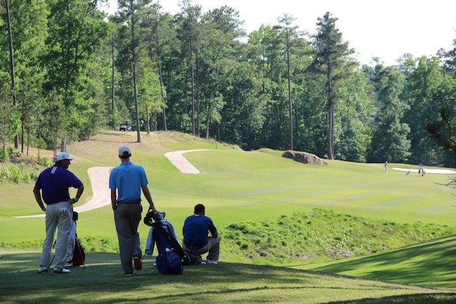 209 Apple Ln, Mccormick, SC 29835 - view of home's community with golf course view, a lawn, and view of wooded area