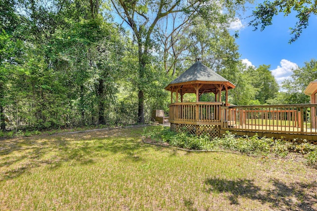 1008 Storey Mill Ct, Hephzibah, GA 30815 - view of green lawn with a gazebo