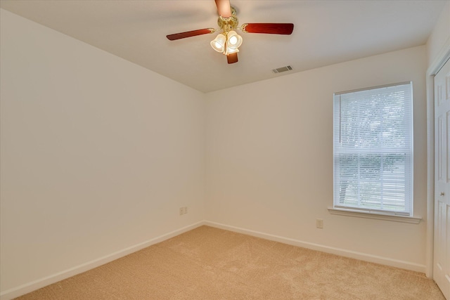 1008 Storey Mill Ct, Hephzibah, GA 30815 - empty room featuring light carpet and a ceiling fan