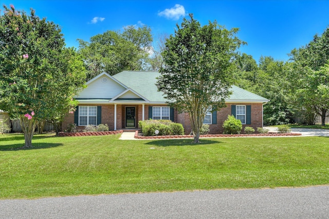 1008 Storey Mill Ct, Hephzibah, GA 30815 - single story home featuring a front lawn and brick siding