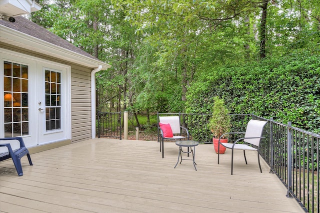138 Evergreen Ln, Mccormick, SC 29835 - deck featuring french doors