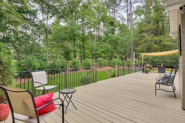 138 Evergreen Ln, Mccormick, SC 29835 - deck featuring a lawn
