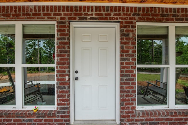 3604 Hillman Gay Rd, Dearing, GA 30808 - doorway to property with brick siding