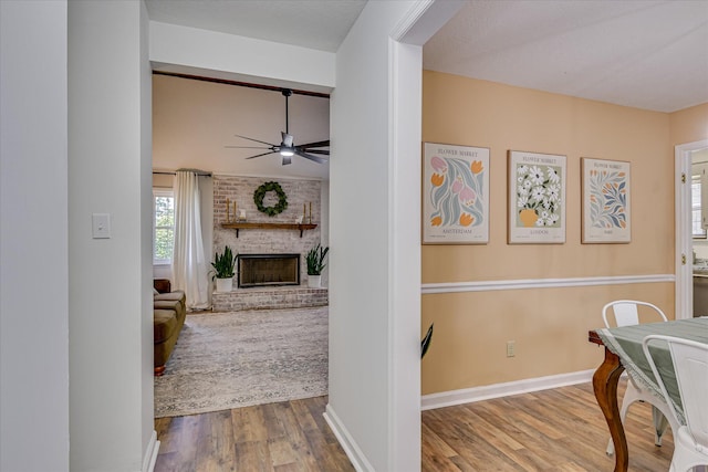 360 Stagecoach Way, Martinez, GA 30907 - hall featuring wood finished floors and baseboards