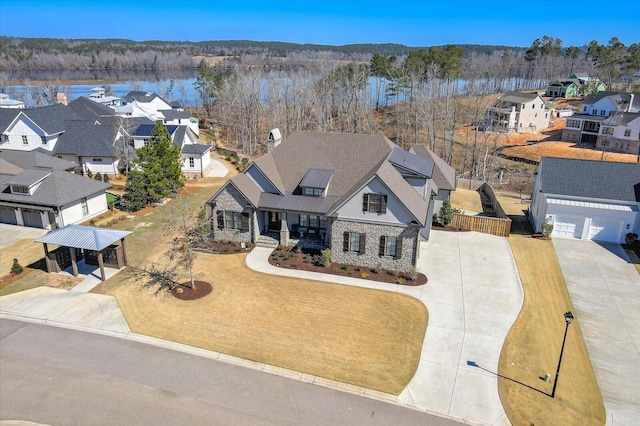 bird's eye view featuring a residential view