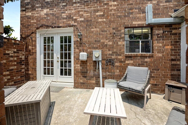 2920 Arrowhead Dr, Augusta, GA 30909 - view of patio with french doors