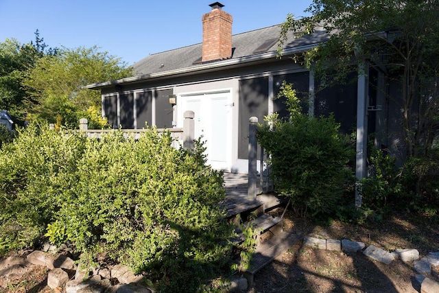 337 Patton Ct, Martinez, GA 30813 - back of house with a chimney