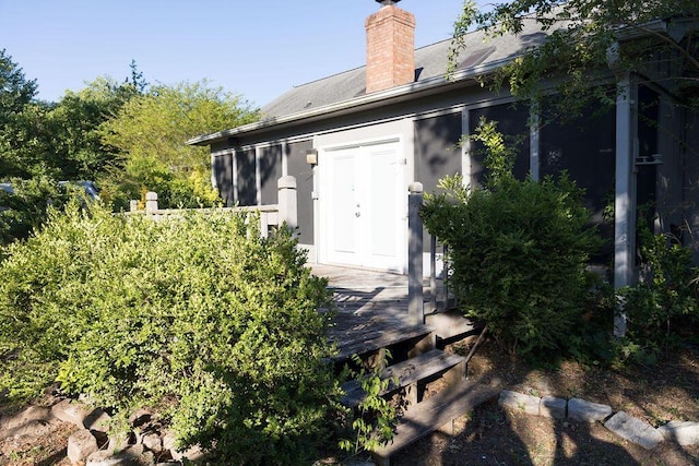 337 Patton Ct, Martinez, GA 30813 - back of house with a chimney