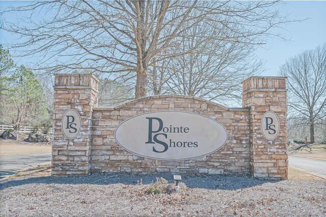 1021 S Pointe Ct, Tignall, GA 30668 - view of community / neighborhood sign