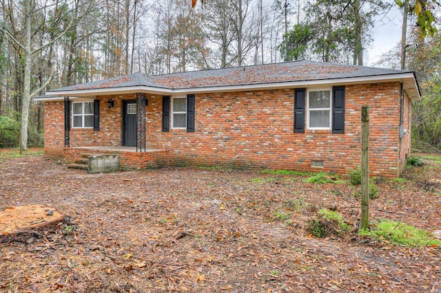 view of ranch-style home