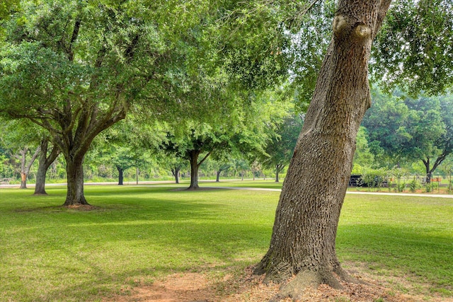 view of home's community featuring a lawn